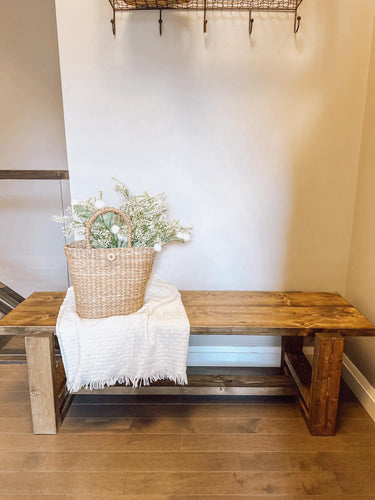 Entryway bench