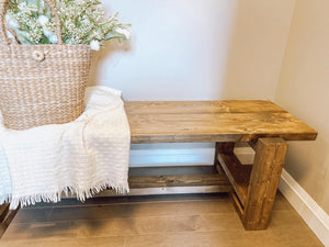 Entryway bench