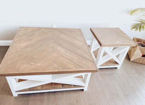 The Herringbone Coffee Table